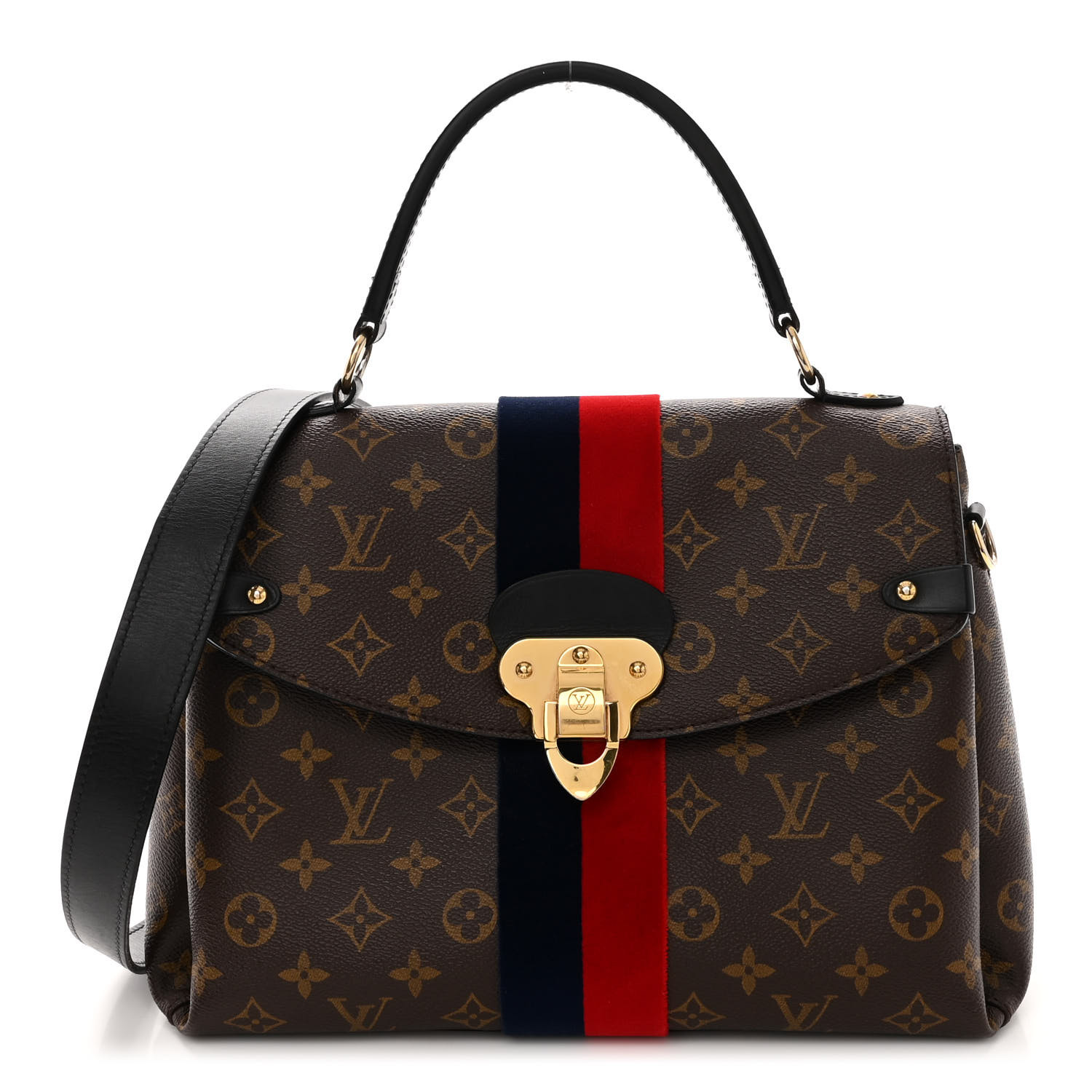 LOUIS VUITTON Monogram Georges MM Marine Cherry